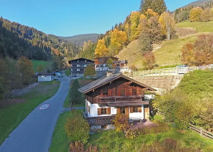 Glemmtal - Haus Dorfblick Domek alpejski Viehhofen